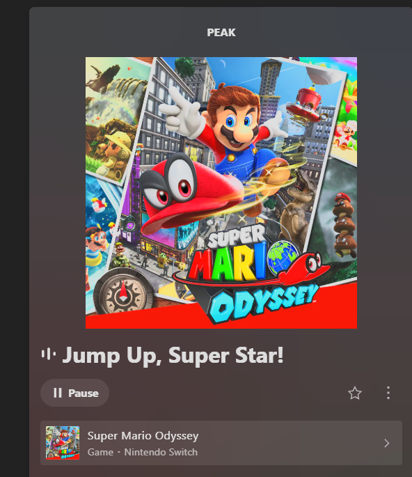 Sanghaili's tweet photo. Odyssey may forever be a dogshit game, but this song will always be peak https://t.co/SfHYTX0Hpb