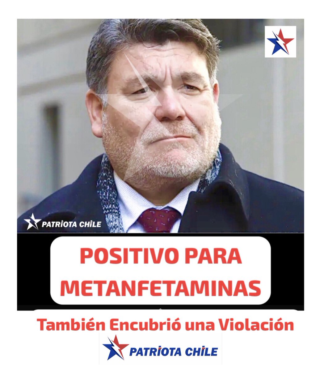 Soubirous_33's tweet photo. 🔴 #URGENTE | Patriotas, Nelson Venegas Salazar, diputado del Partido Socialista de Chile, dió Positivo para METANFETAMINAS y TAMBIÉN ENCUBRIÓ un abuso sexual. 
 RT  #ZurdoMugroso #TestDeDrogas https://t.co/xikHsFpsuY