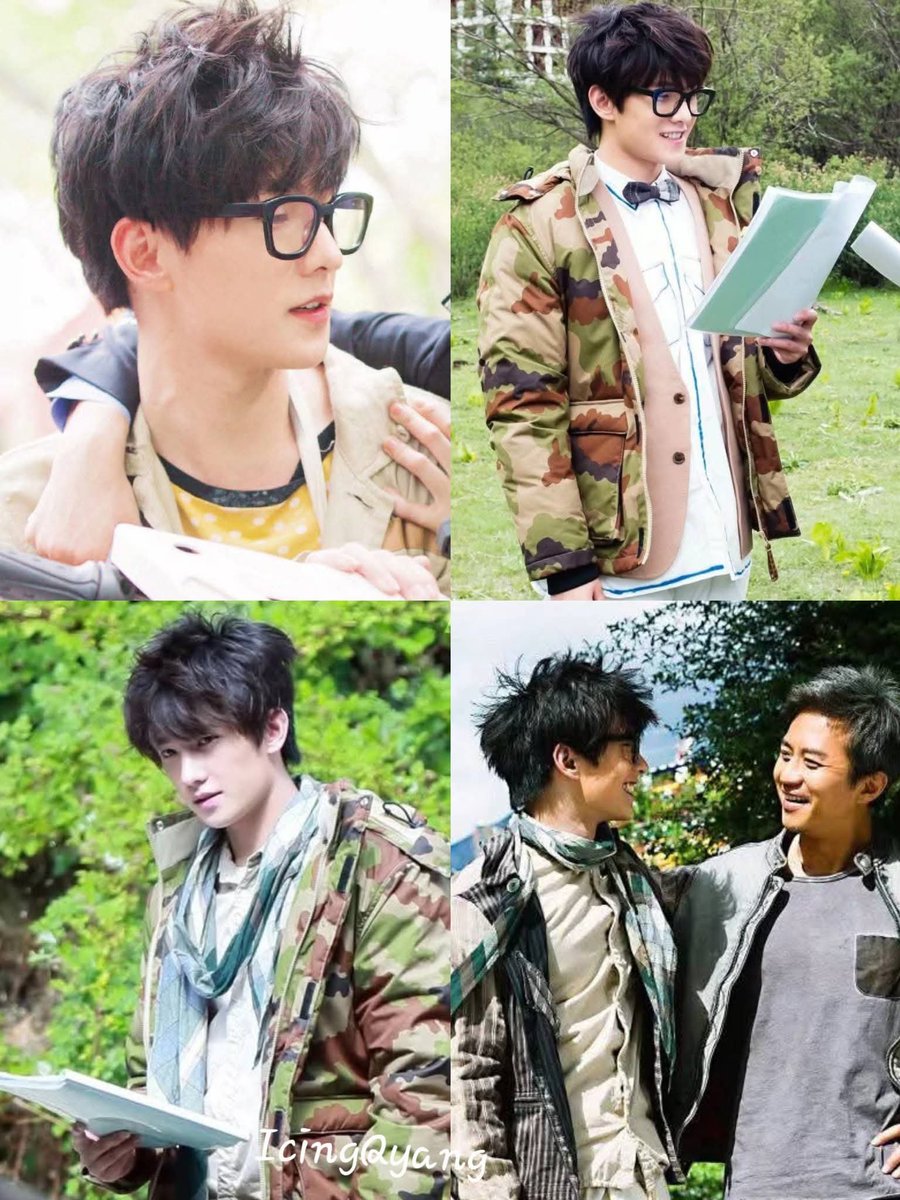 icingquinyang2's tweet photo. #ALookBack release of #ibelongedtoyou (romance drama like #loveactually)
September 30th 2016
#behindthescenes of #YangYang杨洋 as the nerdy #maoshiba with screenwriter #Zhangjiajie. https://t.co/Jwp5J5C5zG