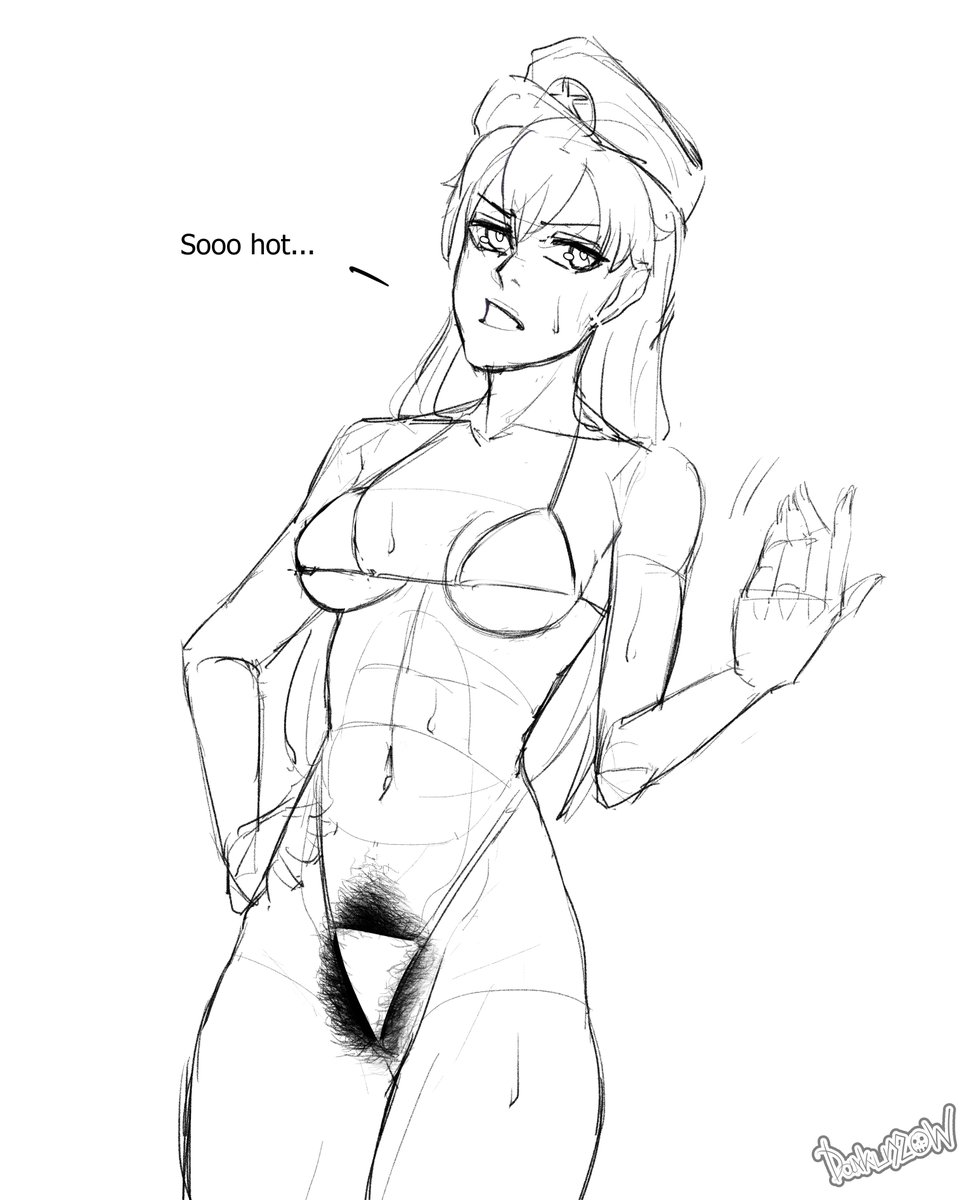 darkuszow's tweet photo. Bambietta sketch https://t.co/WjVaPQRALU