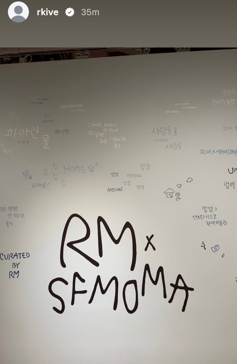 Rkivibee's tweet photo. Joonie dream finally becoming a reality .. can't imagine how excited he must be right now 😭🤍 .. #RMxSFMOMA https://t.co/eP8KfsP7VR
