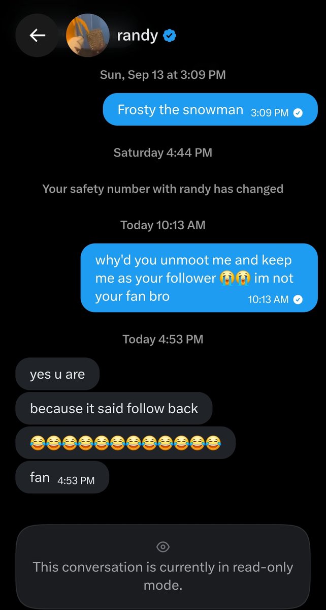 xsillyrana's tweet photo. im not your fan and at least im not a desperate man that pays for premium and makes rape jokes 😭😭
if youre gonna unmoot me then remove me as your follower https://t.co/wtVc8o4aTh