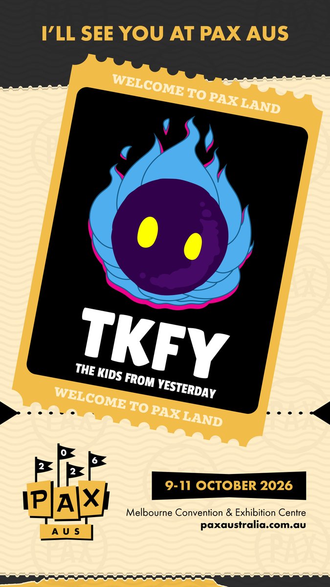 tkfyco's tweet photo. Legends! TKFY will be at PAX Aus 2026 🥳 

What's a TKFY?
We're an Indie Games + Fiction studio. TKFY stands for The Kids From Yesterday.  

What are you showing 👇
LOVE X LOVE (follow @lovexloveshow here on X)

You play as a gig-economy driver searching for love as the fate of the universe hangs in the balance.

Where are we?
Pod 25 of PAX Rising alongside an  incredible selection of Indie Games.

More details in links below!

#PAXAus #PAXRising #IndieGame #IndieDev

https://t.co/HrPre4FMQP