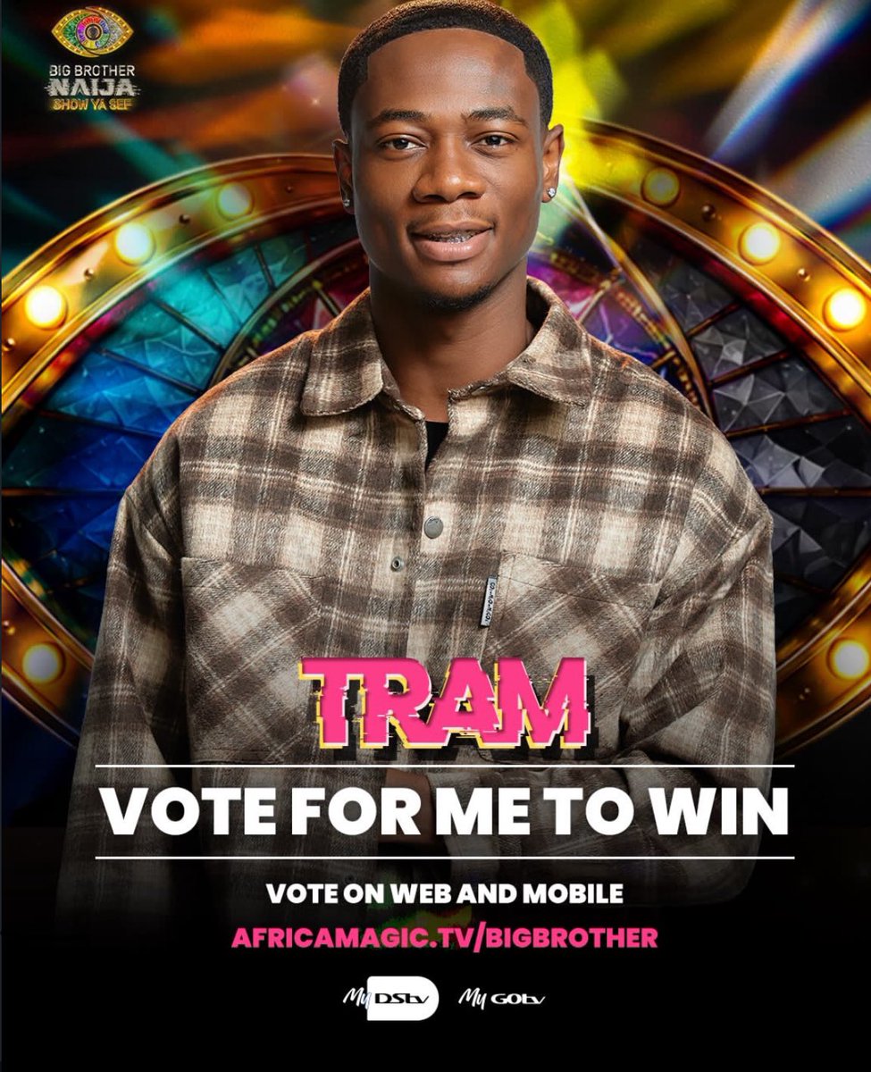 Trammani9's tweet photo. TRAMNATION LEAVE THE TL AND GO VOTE!!!
REMEMBER HOW TRAM HAS BEEN TREATED AND TAKE IT ALL UP IN THE VOTING POLLS!!!

#Tram #BBNaija https://t.co/AUG2kZG0hr