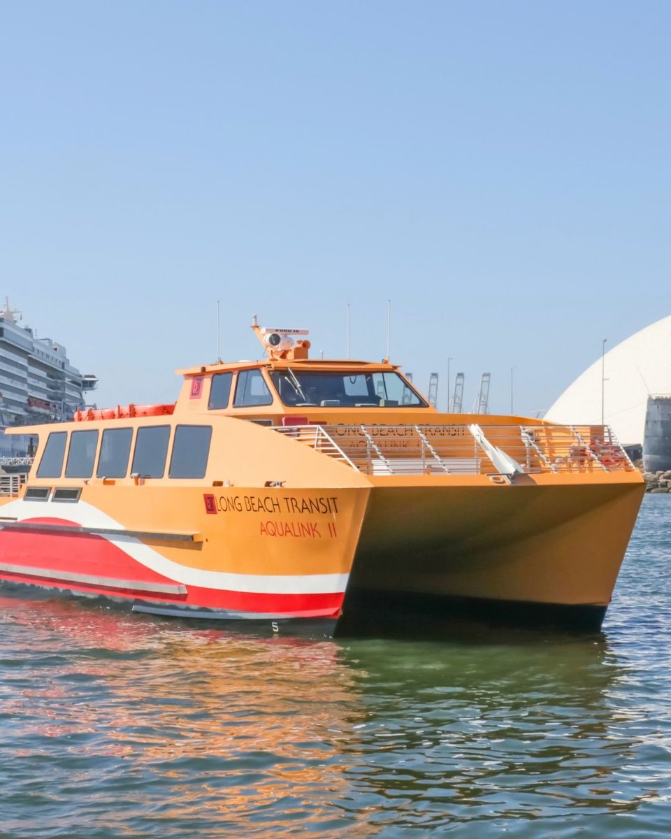 lbtransit's tweet photo. Heading to @FMBAmp on Sunday, Oct. 4? Leave the traffic behind &amp; take LBT’s AquaLink!

Enjoy special AquaLink service between Aquarium Dock 4 &amp; the Queen Mary, with departures every 30 minutes before the show &amp; return trips after the event.

Learn more at https://t.co/yxhEXAa77U. https://t.co/0VLM8ZSpm3