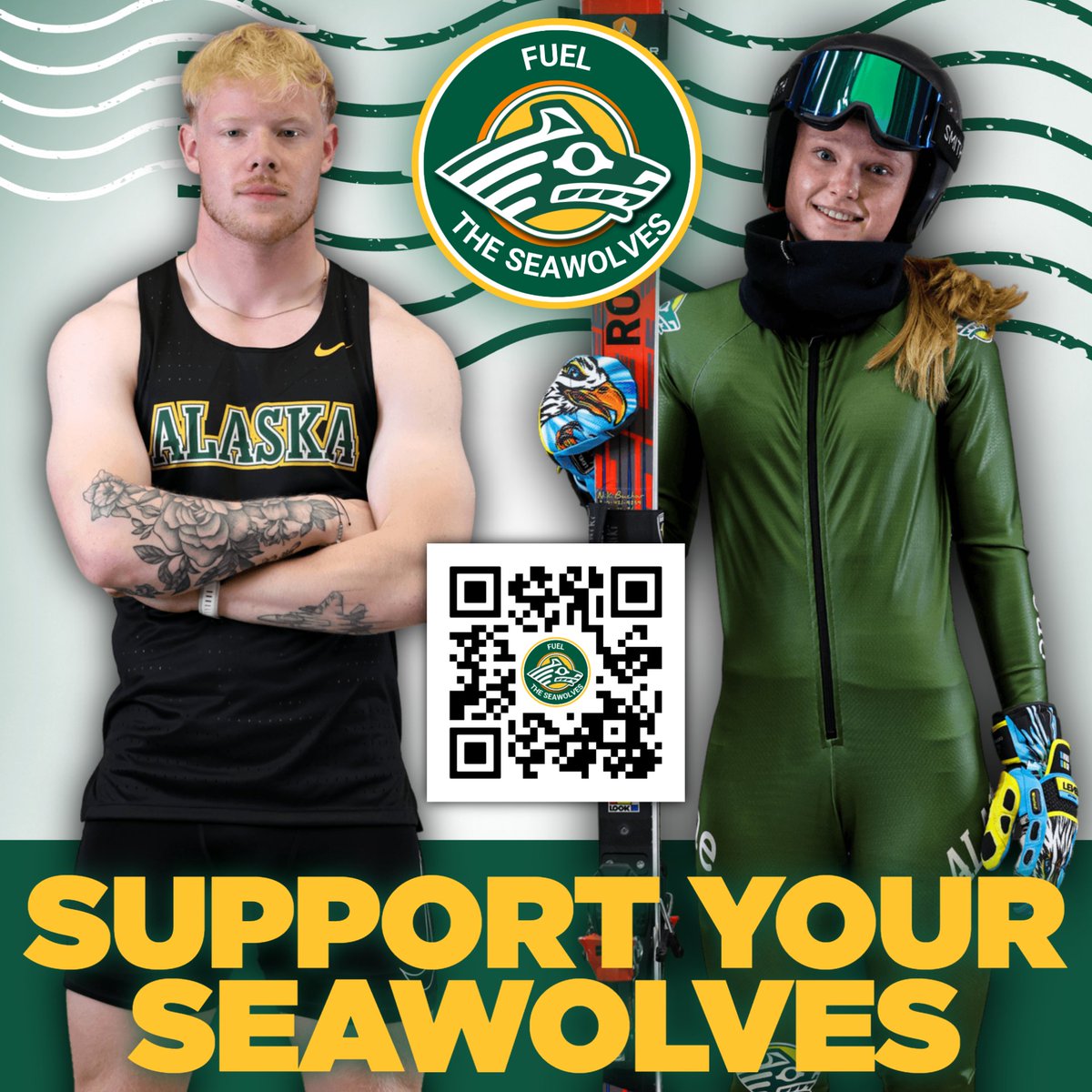 UAASeawolves's tweet photo. Stand tall for your Seawolves and support our student-athletes!
@uaanchorage @UAAXCTF @UAASkiing https://t.co/I8Nbm30uYy