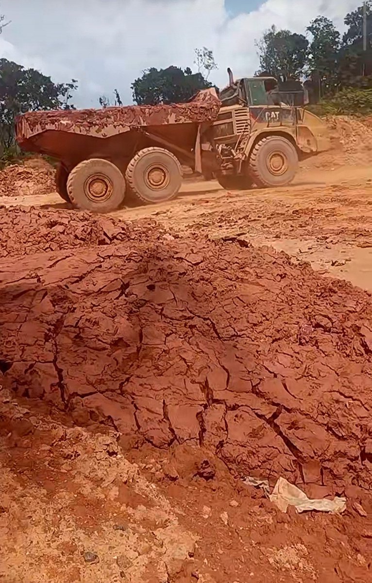 Fritz_A_Sanchez's tweet photo. #Atención #Venezuela

Continúa impunemente y a toda máquina la destrucción de la Reserva Forestal de Imataca, bajo el esquema de esta denominada “alianza minera” de la #CVM en la mina El Limón.

¿Quién responde por el avance del extractivismo descontrolado y el daño ambiental en uno de los territorios forestales y de riqueza biológica más importantes del país?

#AmbienteSinDerechos
#SurDelOrinoco
#OroDeSangre