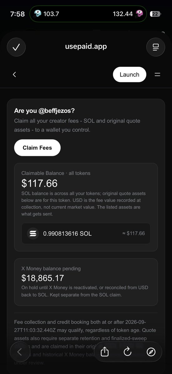 ChristiannnnnCG's tweet photo. X Balance has been claimed. 
Glad to support a good cause like solana:5wW9mhbwq1HTFh341iimpmrqBB4mfxdXiYhdYBL7hUnp.  Strap in. https://t.co/oEGReboGJ4
