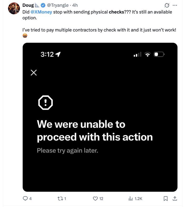 wirelyss's tweet photo. @UsePaid xmoney scheduled payments are failing for several businesses, can they not handle the capacity of transactions or something? https://t.co/OVIkB4b7Vs