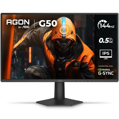Nunes_89's tweet photo. Monitor Gamer AOC AGON G50 24" 144Hz 0,5ms IPS HDR10 G-SYNC 24G50F Preto - R$ 643,08 | 40% OFF | #Oferta #MercadoLivre https://t.co/8Y5gggwYnn