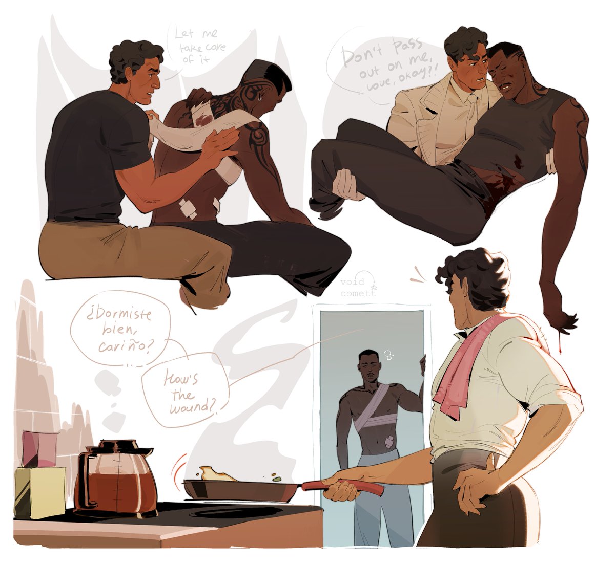 voidcomett's tweet photo. mk system taking care of their dhampir boyfriend

#moonblade https://t.co/YdiQkZkPZs