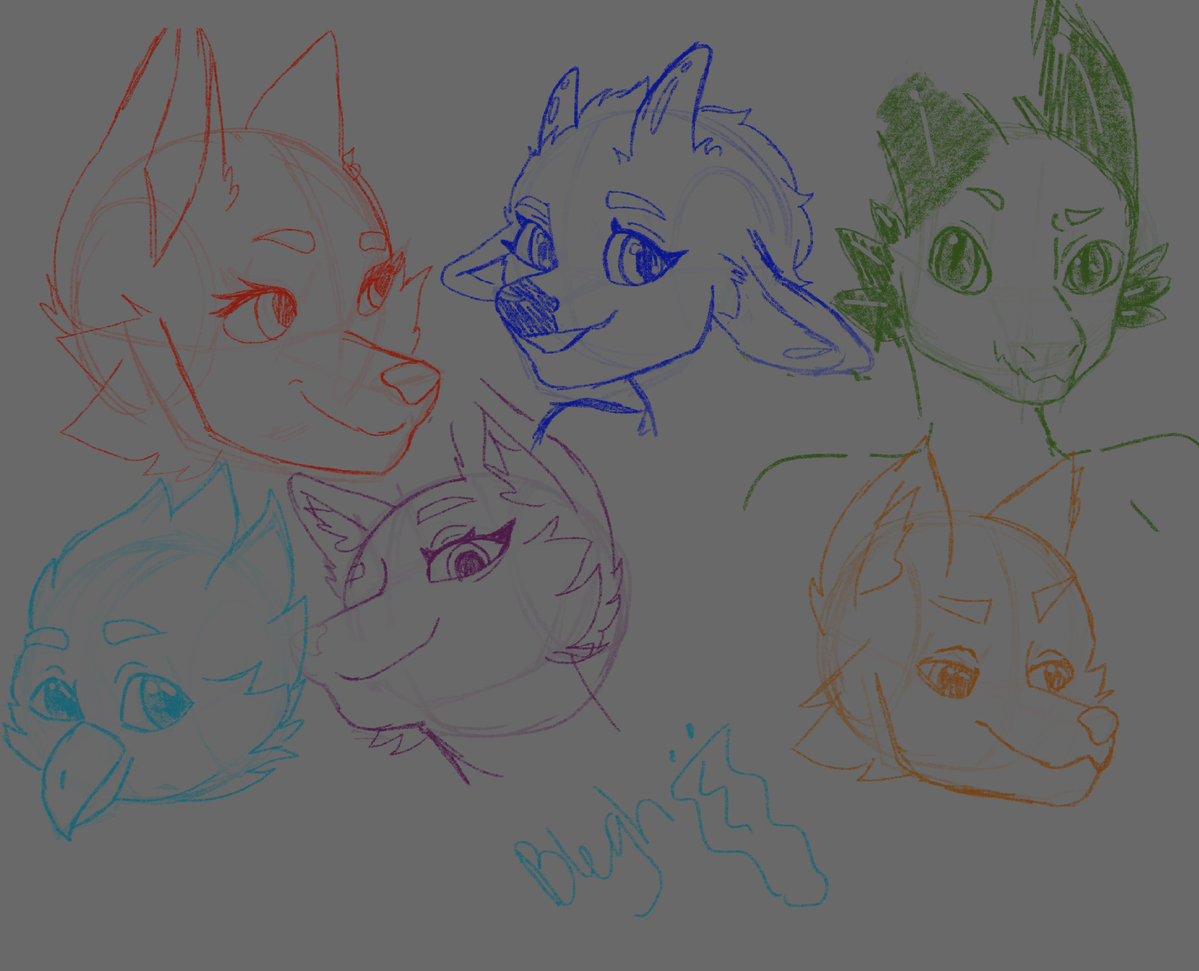 Phillyroll2's tweet photo. I havent really drawn anything detailed today, trying to figure out how to make proper furry heads
How do you guys make them?
#furry #furryart #furrycomuunity #furryartists #furrydrawing #artmoots https://t.co/RDQYIfTUjV