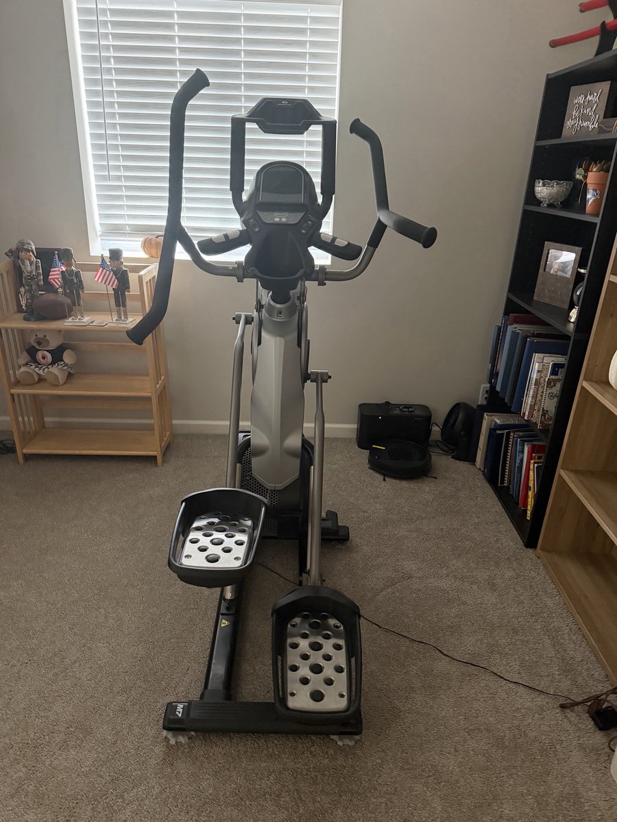 Ilegvm's tweet photo. My passion is Pilates. I got an EXO Pilates Chair, machine today that I put next to my other very small home workout equipment. So excited to try this out tomorrow morning with no distractions.

My normal workout is going to Reformer Pilates, but I got this to practice extra at home along with cardio.

What’s your go-to workout that makes you feel great?