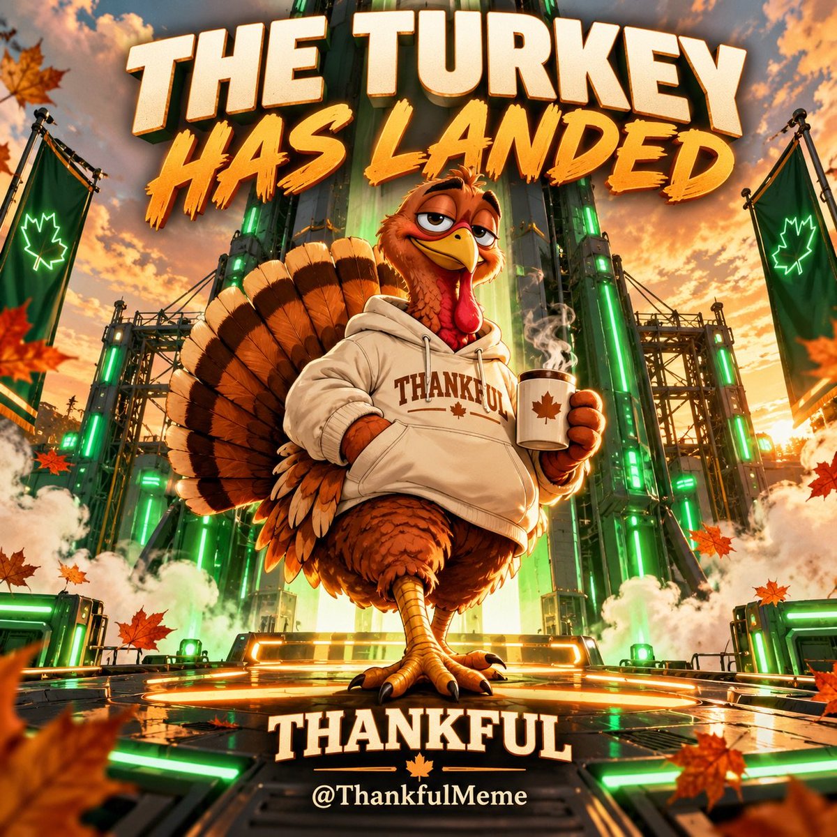 Sana_ShahUk's tweet photo. THE TURKEY HAS LANDED 🦃☕

THANKFUL TURKEY ($THANKS) is here. For the late nights, the group chats, and the memes that made a rough day better.

💳 CA: 8YdvpZsixLYk6RZGJxApKFdSQrPMdsK7Lib3QrdUpump

X: @ThankfulMeme

Buy link 🖇️:  https://t.co/BwORX86ihg

This is the official CA. Watch out for fakes in replies and DMs 

$THANKS for MEMES