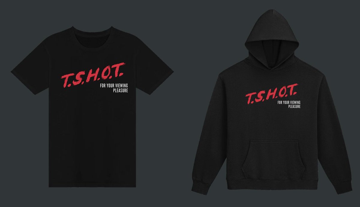 Thundershot75's tweet photo. Been about 10 years but we've officially got new merch out! Shirts, Hoodies, Tanks, Coffee mugs. Grab your TSHOT apparel here! If you ya know, DARE or whatever- https://t.co/VaRC2KG6VG https://t.co/31gagICVB9