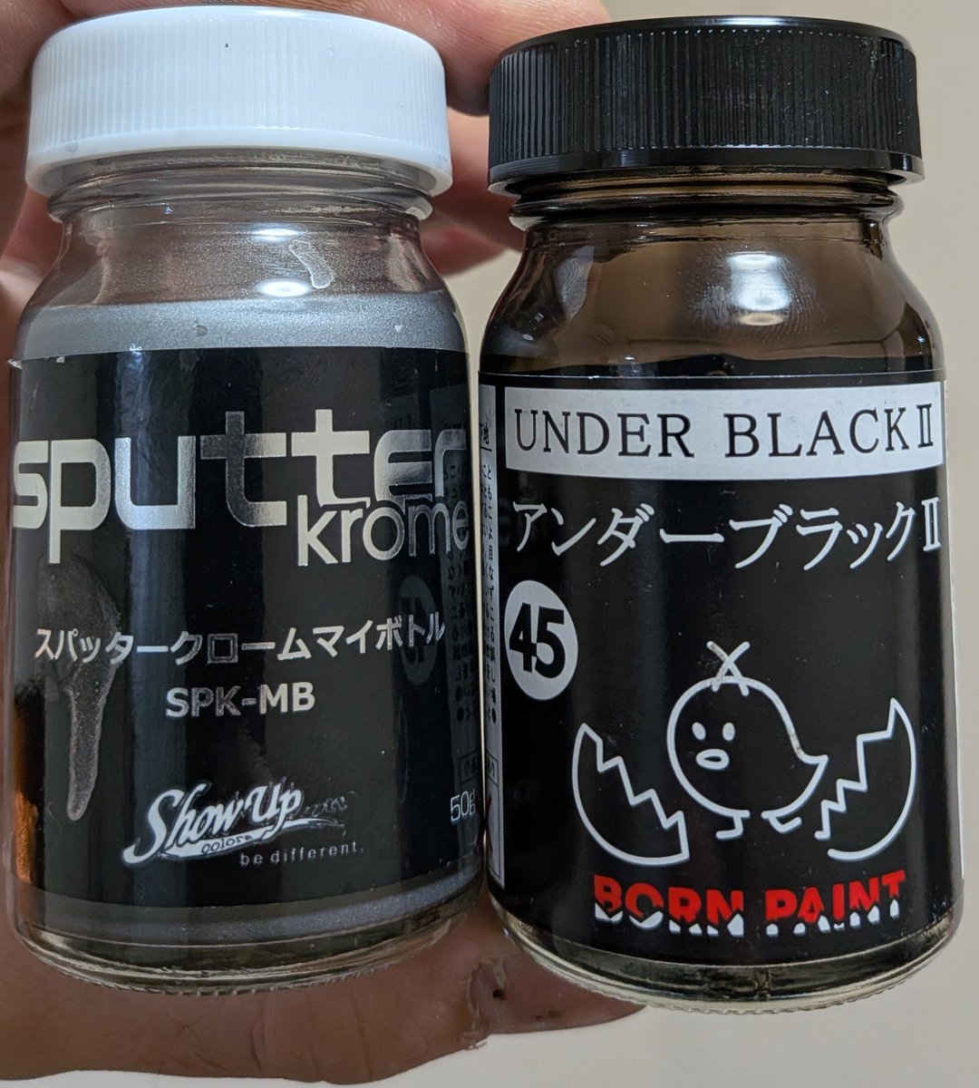 2hinfan's tweet photo. メッキの下地はこの2つです https://t.co/TmONGJAZyB