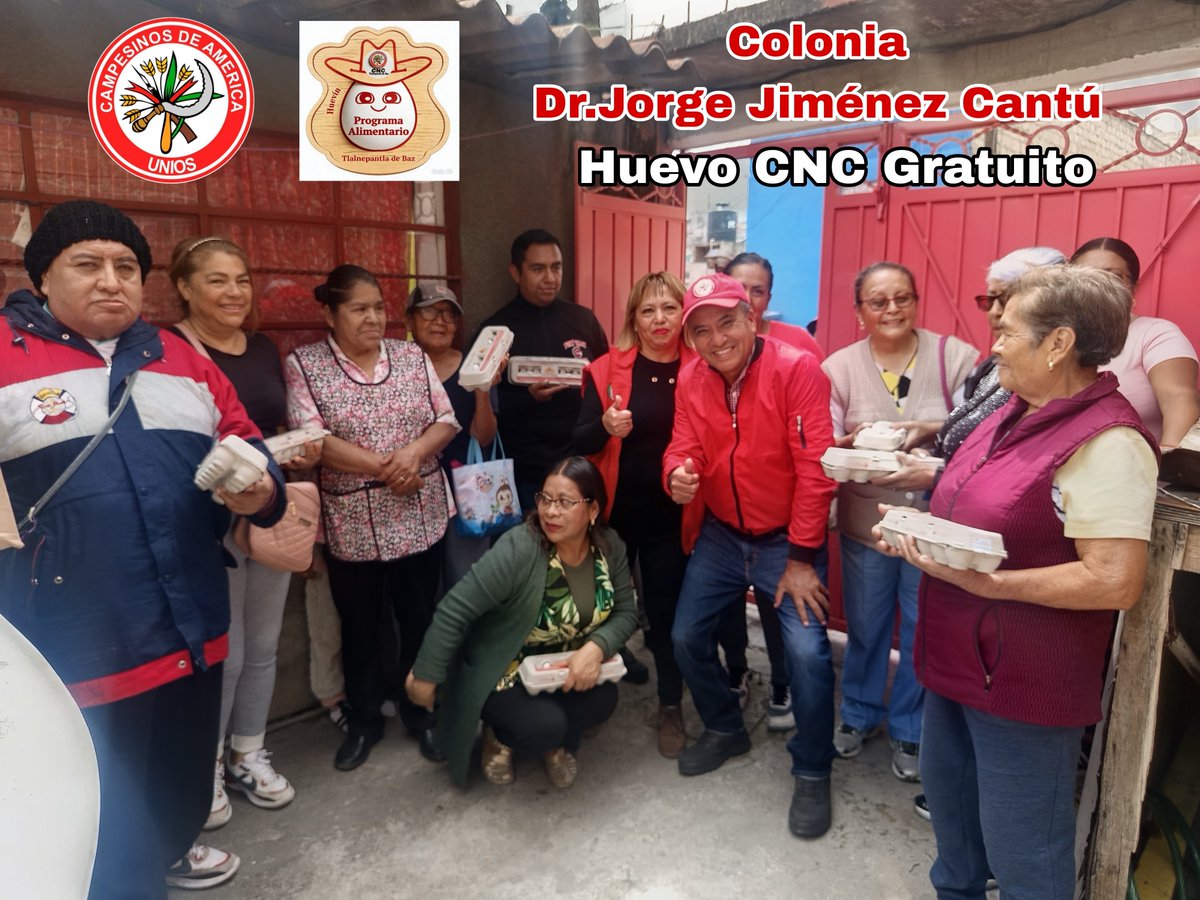 VICTORG34518098's tweet photo. La CNC de Tlalnepantla de Baz, entrego el Programa de Apoyo de Huevo 🥚 CNC Gratuito en la Colonia Dr. Jorge Jiménez Cantú zona Oriente 
Agradecemos la presencia de las personas  que participaron y a nuestra Amiga y Lider CNC Guadalupe Nava, por su compromiso. https://t.co/Uo3iiNgWjv