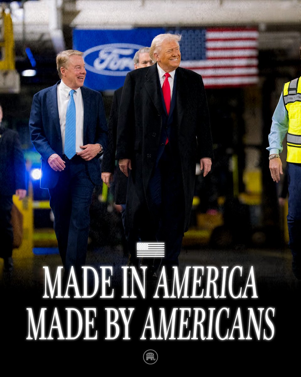 Republicans's tweet photo. American Workers FIRST! https://t.co/NfiRtDeP3l