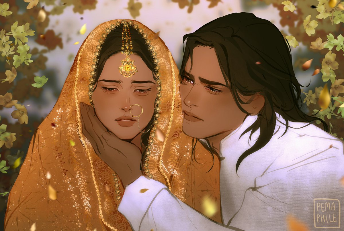griffcest's tweet photo. “As children Elia and I were inseparable, much like your own brother and sister.”

elia &amp; oberyn by pemaphile ❤️‍🩹 https://t.co/rXdWEYZhMu