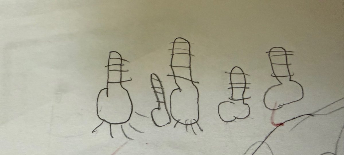 EODHappyCaptain's tweet photo. My kid drew this. 

I asked him what it was.

It’s a series of lightbulbs, turning off and on. 

Please admire this artwork. https://t.co/nFA0y3zqER