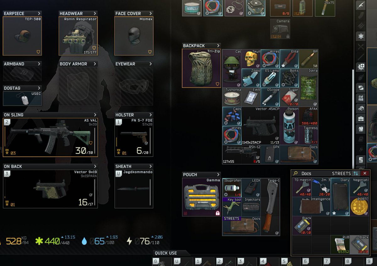 drugulaaa's tweet photo. ledx, btc, intel, black keycard, taiga and doc case in the same marked room lol prolly my best marked room hit so far. (non seasonal pvp)
#tarkov #eft #escapefromtarkov https://t.co/wEjd8zkR5C