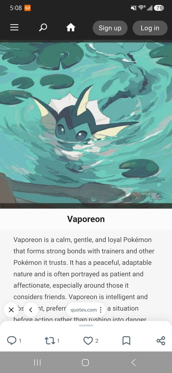 Captain_Mobi's tweet photo. I got Vaporeon <3 https://t.co/rnm8IRvROt
