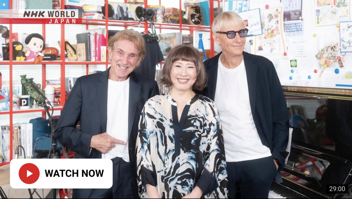 Willbassboy's tweet photo. Check out the #AkikoYano Trio on Tiny Desk Japan NOW through 10.4!
Courtesy of @nhk_world 🙏🏻

▶️ https://t.co/xRnY7WPDUM
@Yano_Akiko #chrisparker #tinydesk https://t.co/Cp4lijepY2