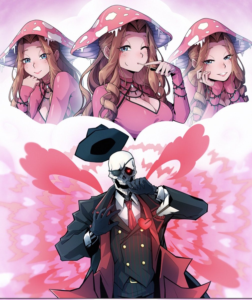 chewyskin's tweet photo. Reminds me of one of my favorite commissions, me and my lovely ladyshroom https://t.co/ksI6j8yskx