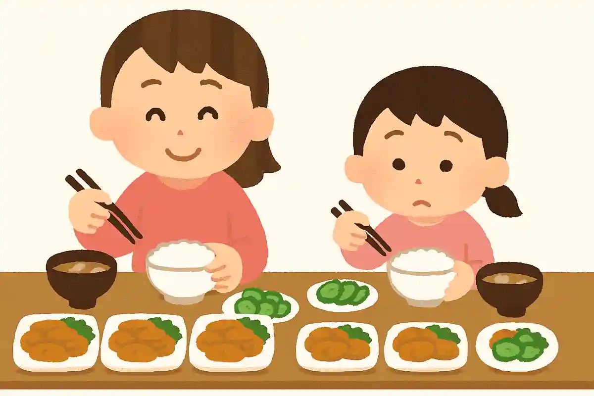 Kein04296333's tweet photo. 【なぞなぞ】
姉は5はい、妹は3ばいご飯を食べました。どちらが多く食べたでしょうか？
分かるかなぁ〜🧐
#脳トレ #なぞなぞ #クイズ  #頭の体操 
答えは⏬
https://t.co/cuy4dJMPN3 https://t.co/vn9KEpQXPg