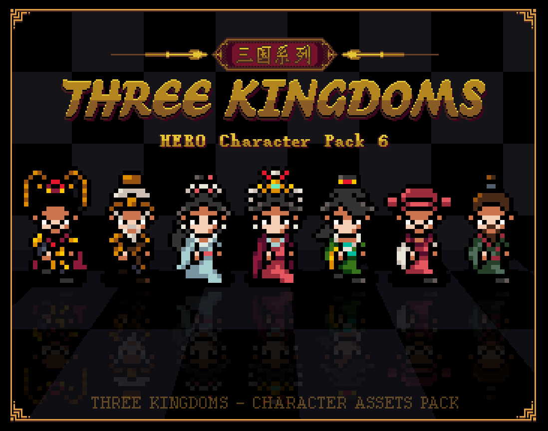 BlackBearBits's tweet photo. 🎉The 6 batch of NPCs just dropped! ~ @itchio
#threekingdoms #itch #pixelartㅤ
👉 Link: https://t.co/x0dAQnpHqQ https://t.co/qPBky1QmoY