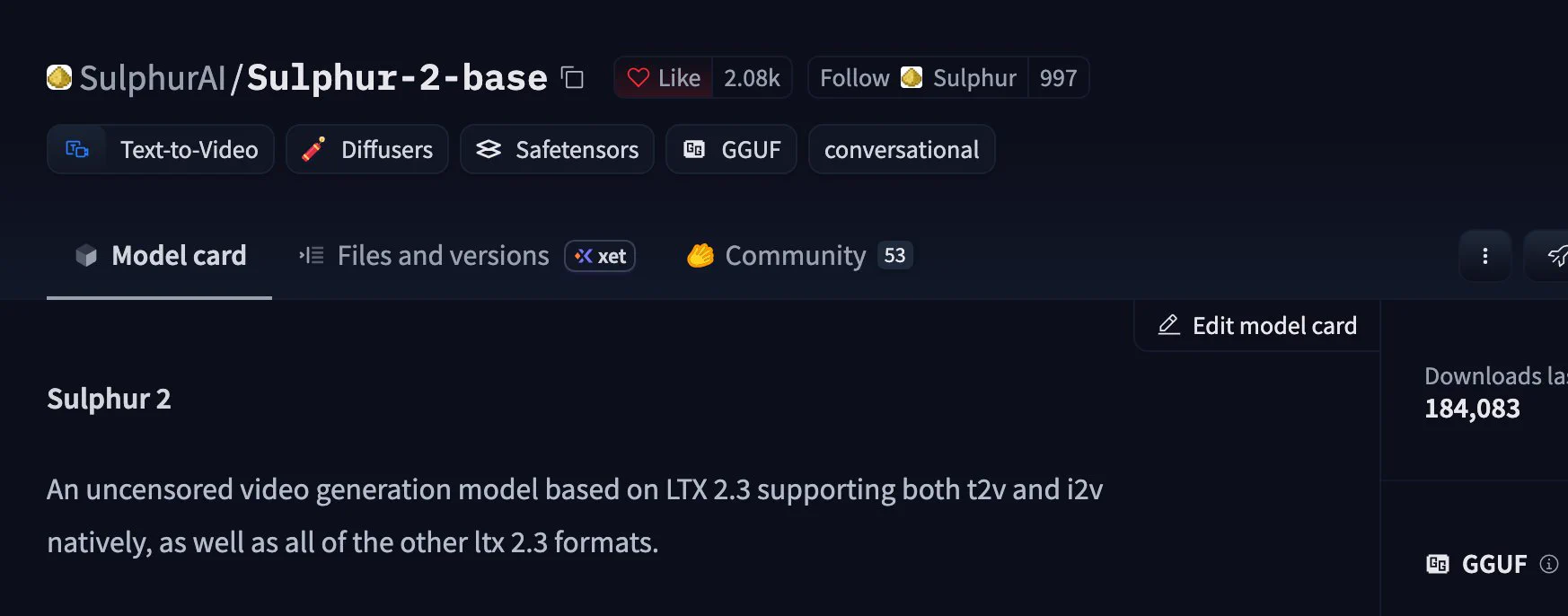 Md Ismail Šojal 🕷️ on X: "New 9B Uncensored video models based on LTX 2 ...