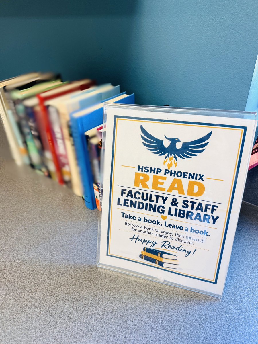 allielibrarian's tweet photo. Bringing the joy of books into the teacher’s lounge! Inspired by my colleague and friend, Mrs. J. Chirinos🩷#schoollibrarian #joyofreading #mondaymotivation #lendinglibrary https://t.co/Dz0qqzFzMH