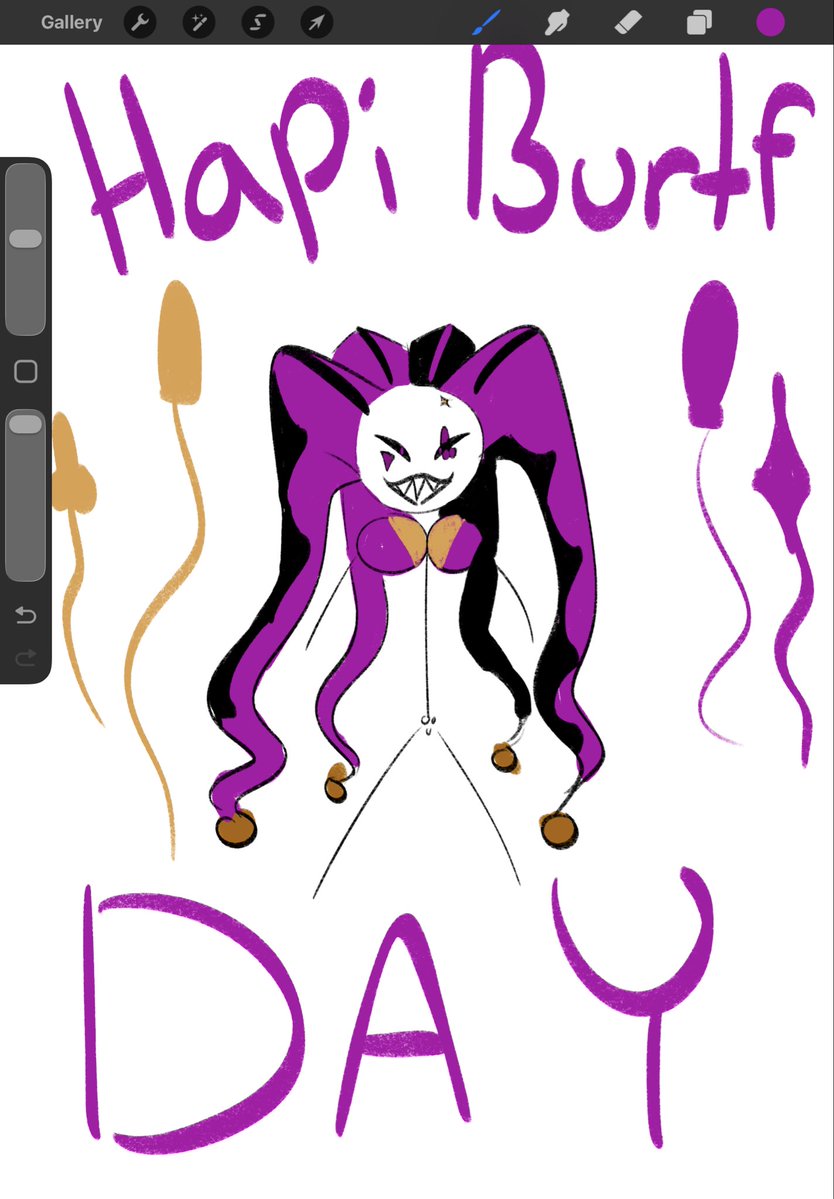 pink_poki's tweet photo. My contribute for Purple pop pussy’s birthday! Now I can go back to drawing Titi and Doctor 😍 /j https://t.co/mo8wNmPgm9