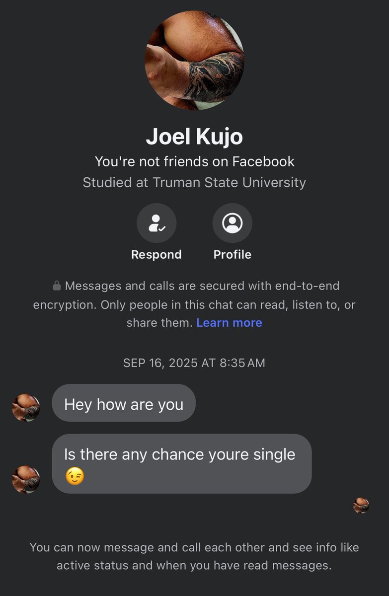 lesbruabba's tweet photo. my god.. there is a forgotten jojo trying to reach me on facebook messenger.. https://t.co/6KZtqDOk3M