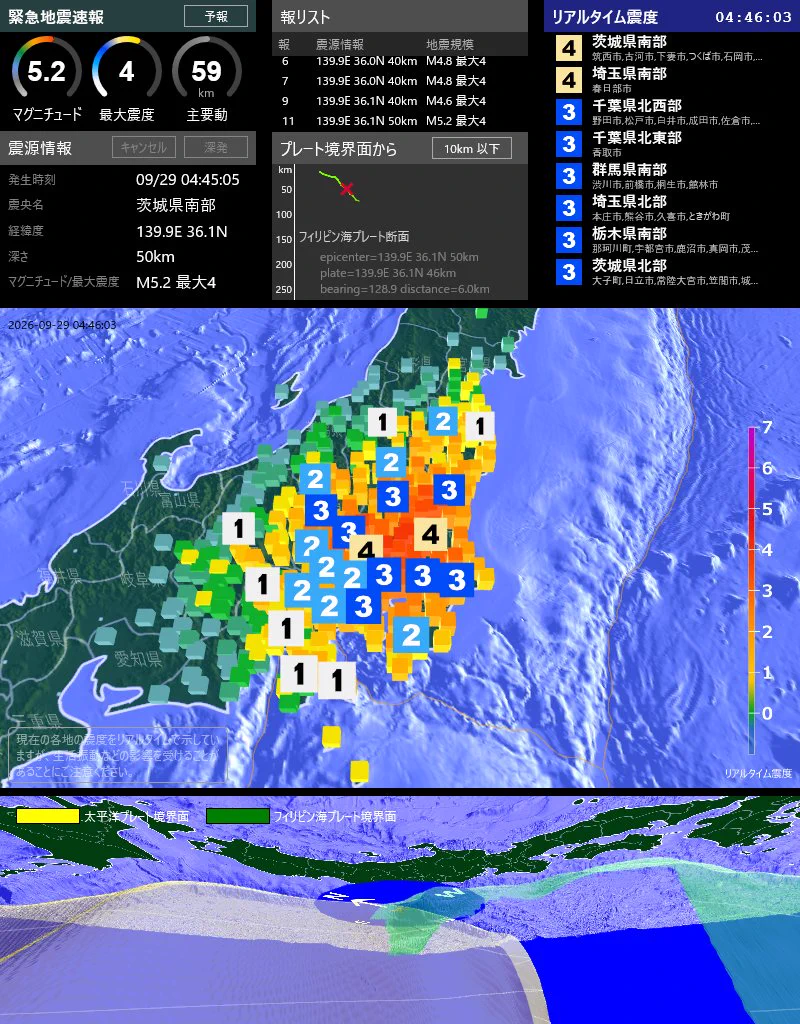 地震速報 (@EqAlarm) / X