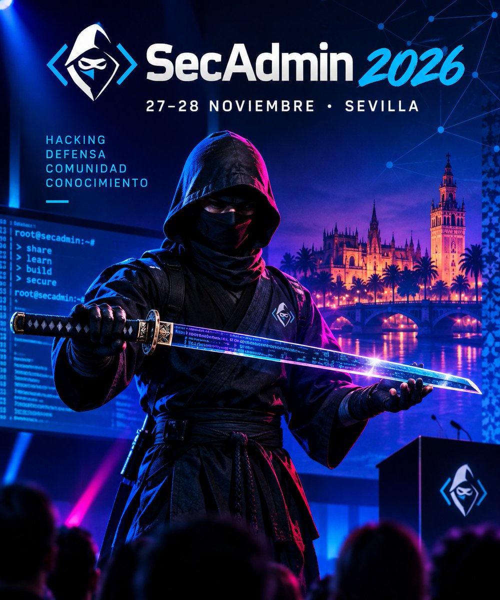 NN2ed_s4ur0n's tweet photo. ¿A qué estás esperando para ir a uno de los mejores eventos que se hacen en Sevilla? Final presencial del CTF, grandes ponencias, etc... algo más? Te esperamos en https://t.co/OsGbtMnkBW https://t.co/ZTmDwKZqe4