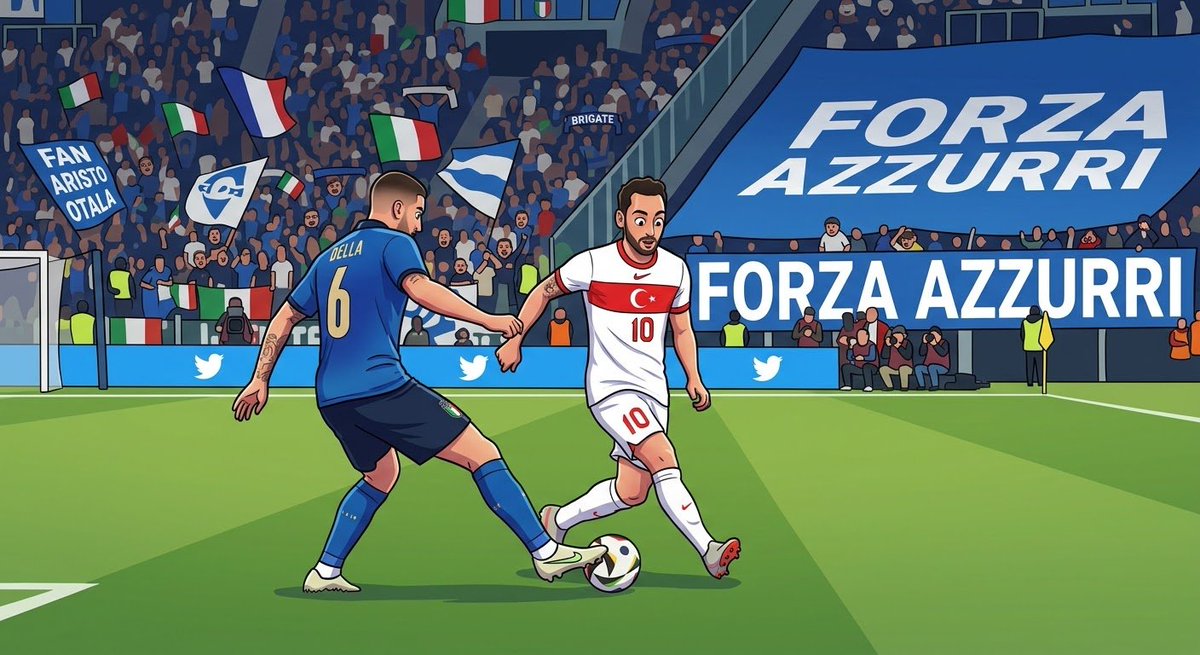 rajkhem114's tweet photo. Half-time update in the #PLZone! ⚽🔥
🇮🇹 Italy 3 - 0 Turkey 🇹🇷
🇧🇪 Belgium 0 - 0 France 🇫🇷
Italy taking total control so far, while it remains deadlocked in Belgium! Big 45 minutes ahead. 🍿
#NationsLeague #UEFA #Matchday #ITA vs TUR #BELvsFRA https://t.co/LTMLh11sjF