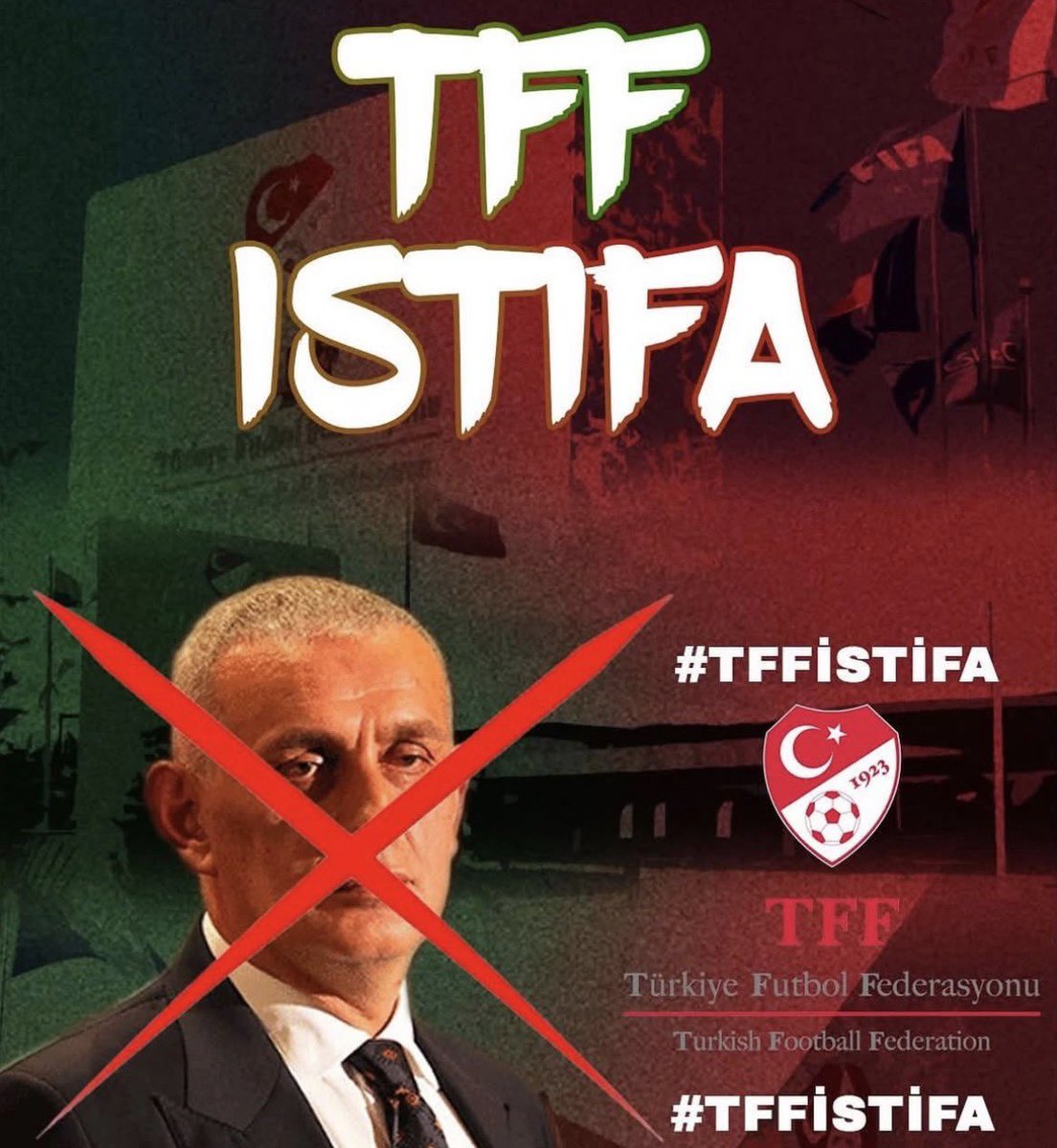 AsimGs01's tweet photo. Tarihinin en kötü TFF başkanı İbrahim Hacıosmanoğlu !

#TFFİSTİFA https://t.co/fSF3qeI04M
