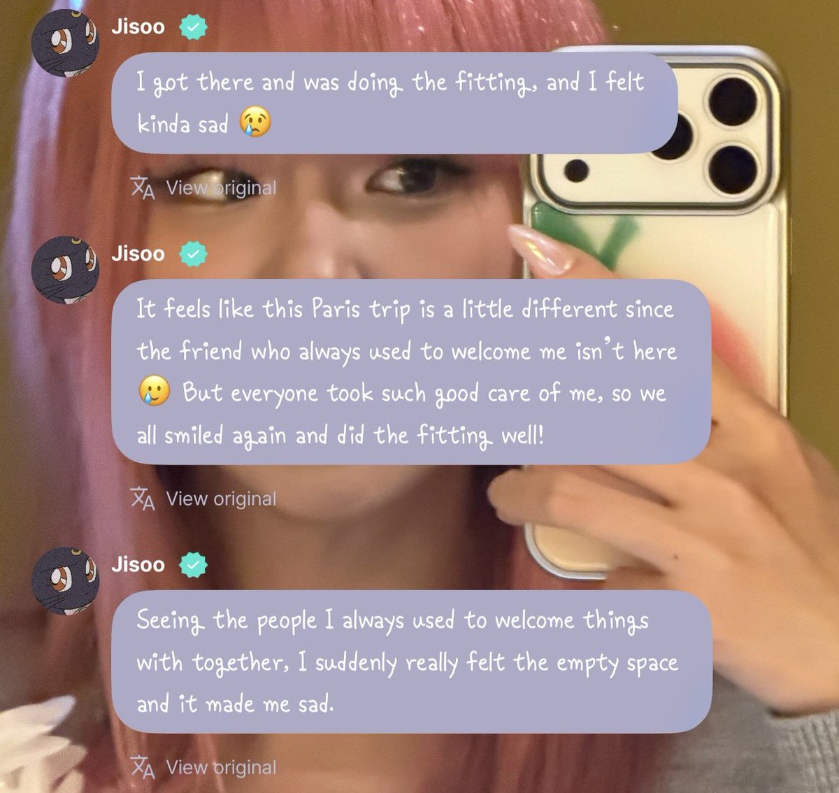 NEWSJISOO's tweet photo. 😢 https://t.co/lakXAbrWvE