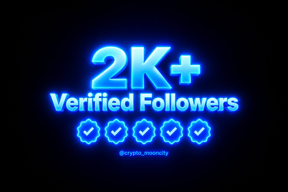 crypto_mooncity's tweet photo. If you need 2K+ verified followers 🌟
Type “Gain” below 👇
I will boost your page. Aim higher! 🔥 https://t.co/leSWx2BTJ9
