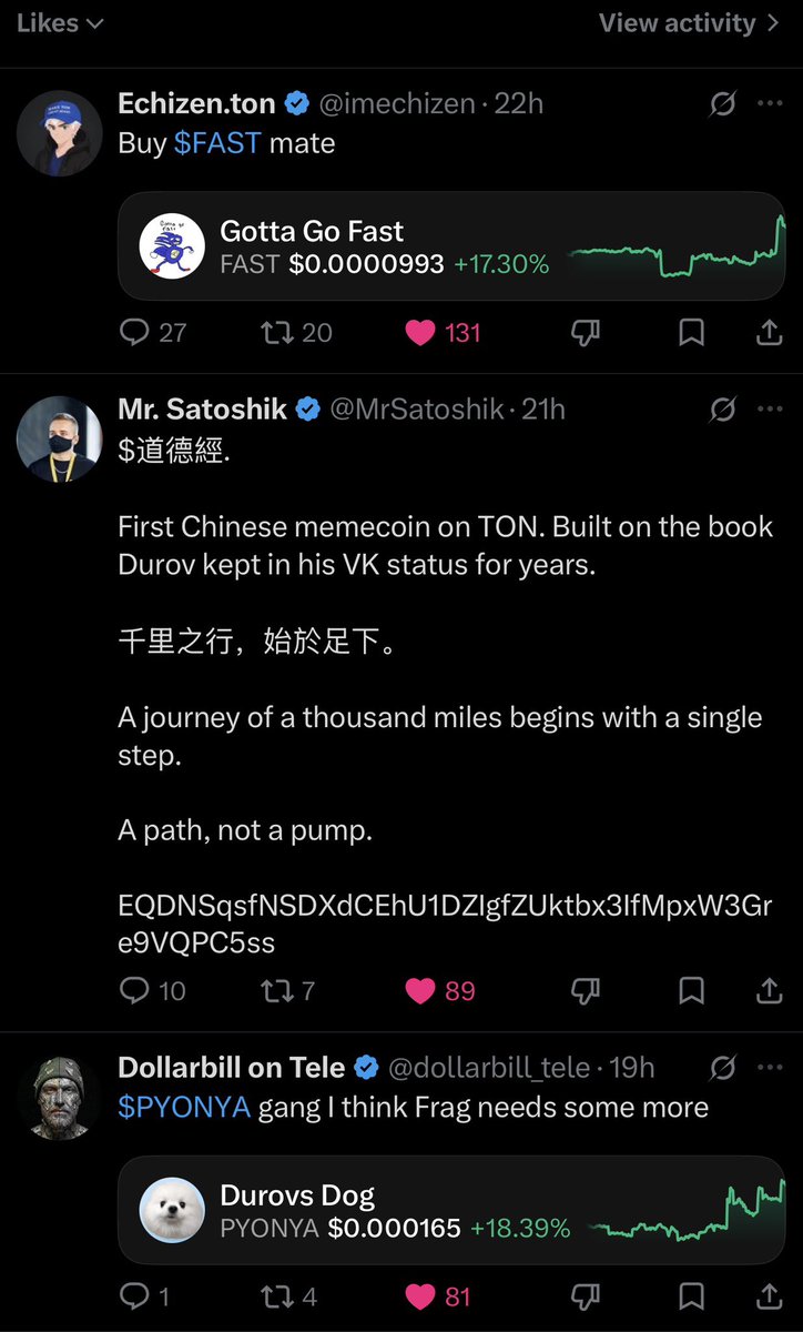 fragontele's tweet photo. Congrats to the top comments! Getting screwed on some slippage but added $3000 worth so far. https://t.co/zOHdx6U9WK