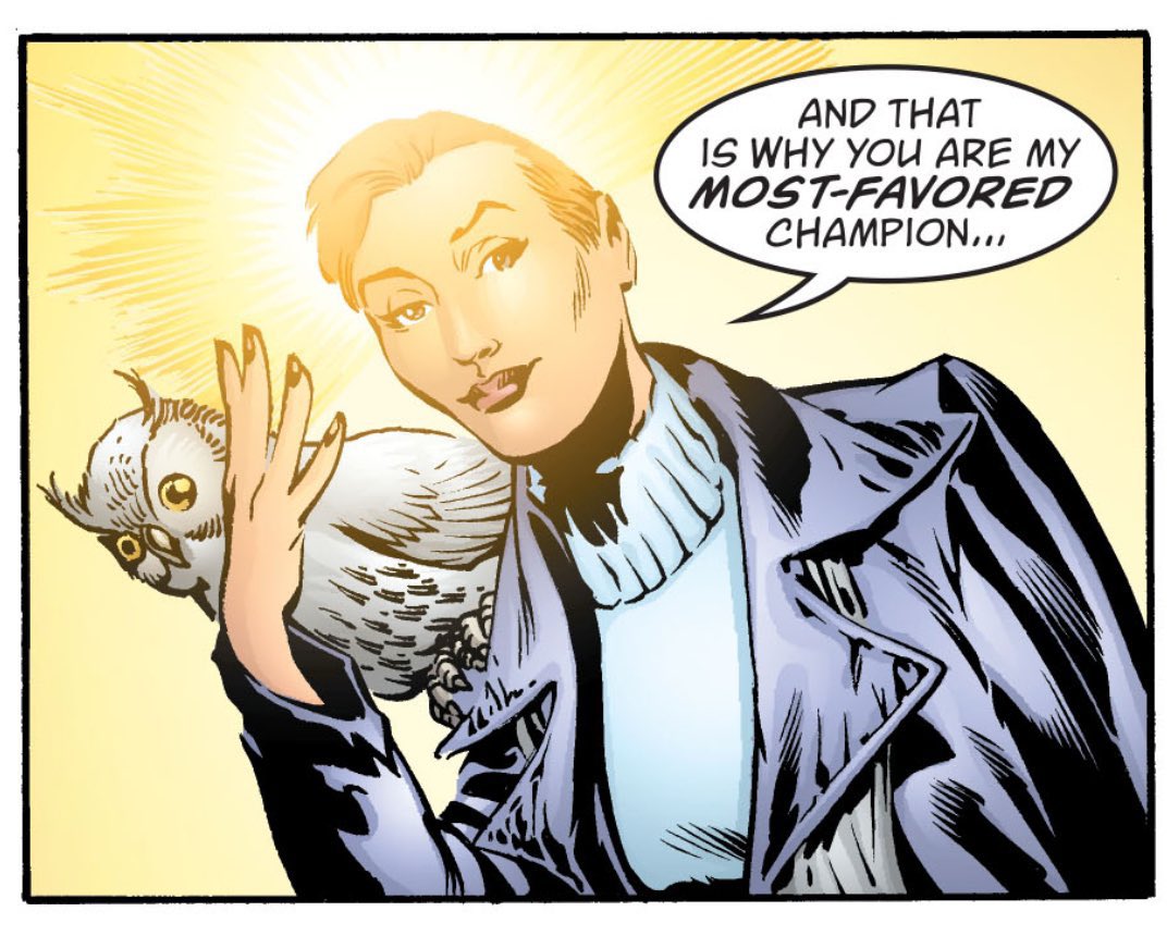 THEMYSCIRALORE's tweet photo. Diana’s chestplate should be modeled after a peacock or owl instead of an eagle https://t.co/vn4Q87A1ER