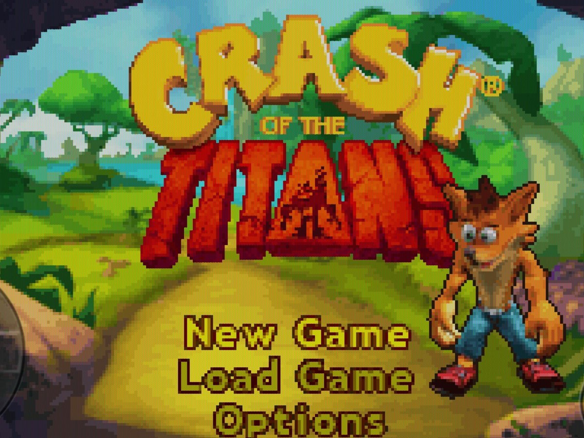 carlosfma05's tweet photo. Playing Crash Of The Titans (GBA Version) 🥭🌪️#Crash30 https://t.co/8dCeXXK2xA