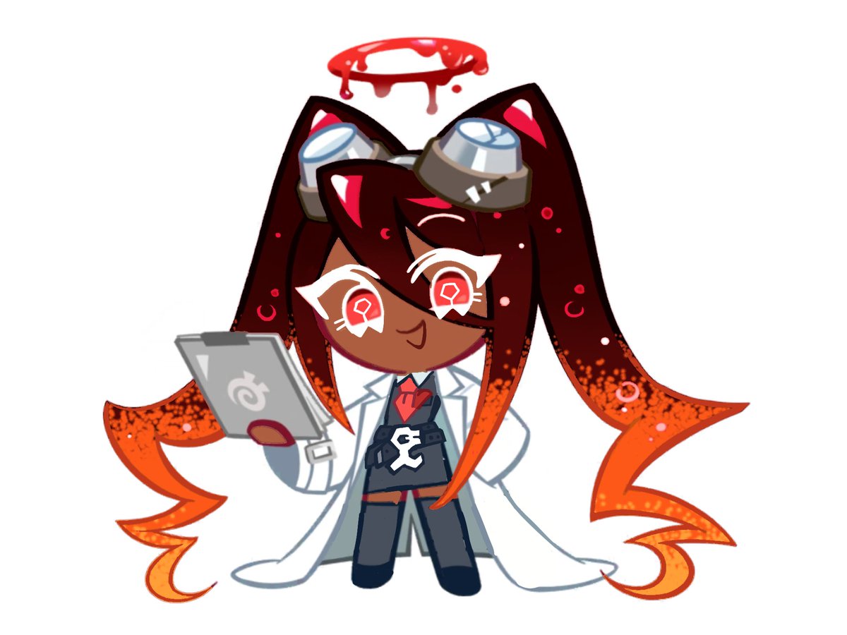 nrmtenjoyer's tweet photo. 1000%
I tried to do my own take at Povidone Iodine since she's always THE example of "bad current CRK designs" for fun! It might not be good to some people but I had so much fun
Thanks to this I realized the zigzag on her hair is a reference to the structure of povidone iodine https://t.co/2CsPDeeLCC