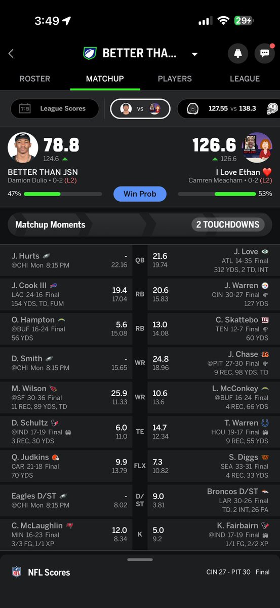 DameCaps's tweet photo. @SleeperNFL https://t.co/FHT2Ec0P13
