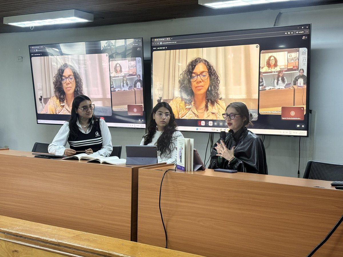 fdcps_unal's tweet photo. Las coautoras del libro Los tiempos del escrache, ¿denuncia o castigo?, investigadoras del grupo @JURE_UNAL nos cuentan varias experiencias alrededor del escrache, cómo se tramita la recepción de las denuncias, el postescrache y el concepto de escrache responsable.

Sigue la transmisión en: https://t.co/mahSiV5fUj