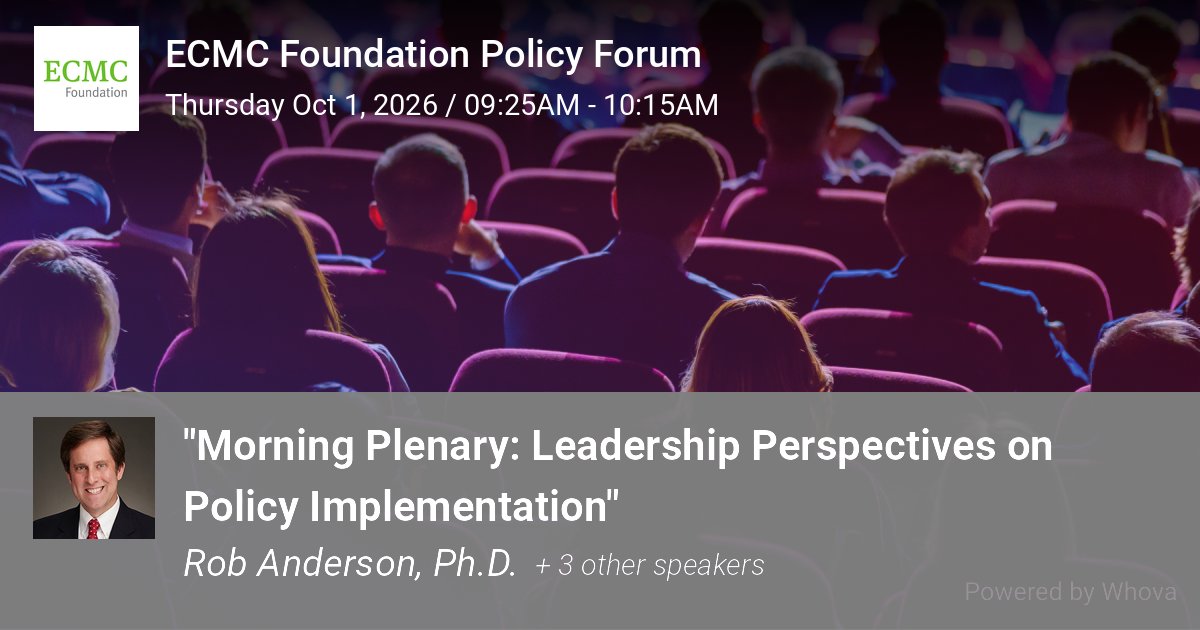 SHEEOed's tweet photo. Catch SHEEO President Rob Anderson at the @ECMCFoundation Policy Forum on Thursday morning, sharing the stage with our members from Illinois and Kentucky. @IBHETweets @CPENews @cpepres https://t.co/cJHDaPdMfJ