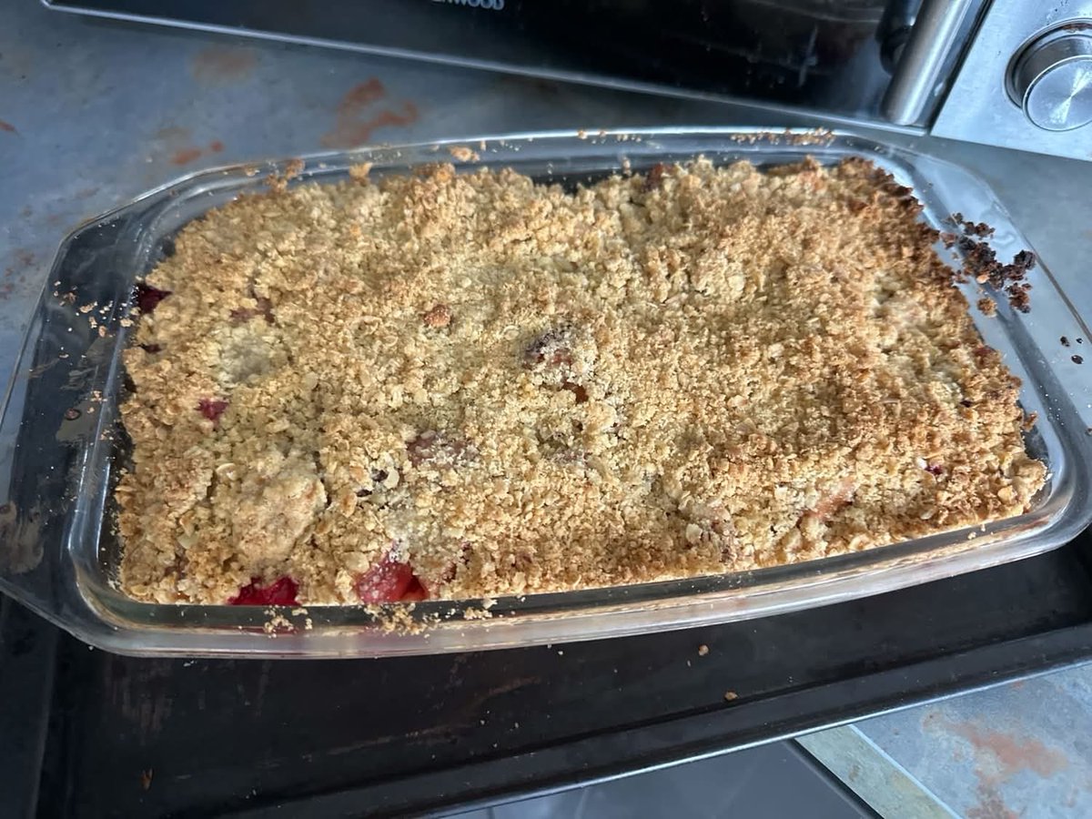 KernowScheduler's tweet photo. @OctopusEnergy A hot tumble with some plum &amp; apple crumble and some sweet potato wraps, in my free hour https://t.co/0I4bxc1iq9