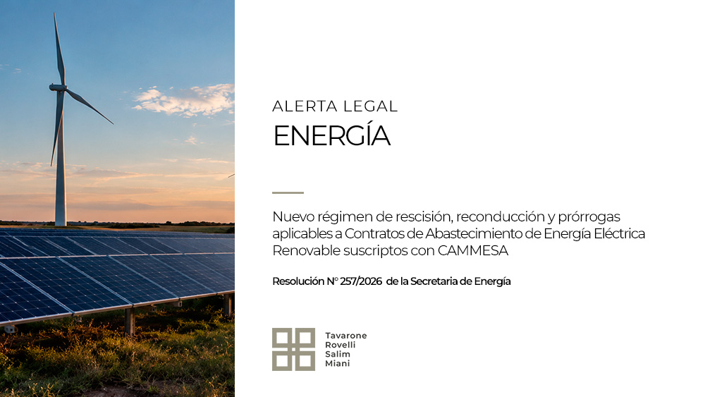 trsymabogados's tweet photo. ⚠ Alerta legal • [Energía] Nuevo régimen de rescisión, reconducción y prórrogas aplicables a Contratos de Abastecimiento de Energía Eléctrica Renovable suscriptos con CAMMESA

📑 https://t.co/q43v7992K6

#alertalegal #energia #renovables https://t.co/Q9Oc0dLNRW