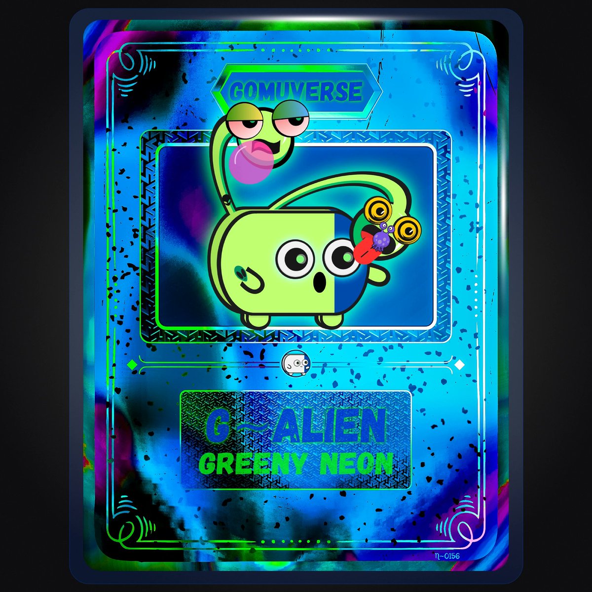 Gumini_Lab's tweet photo. GN, Gumino of the Day! Grenny Neon, green like today's candle! 💚📈👽🛸👾 https://t.co/nU2D3k6lF8